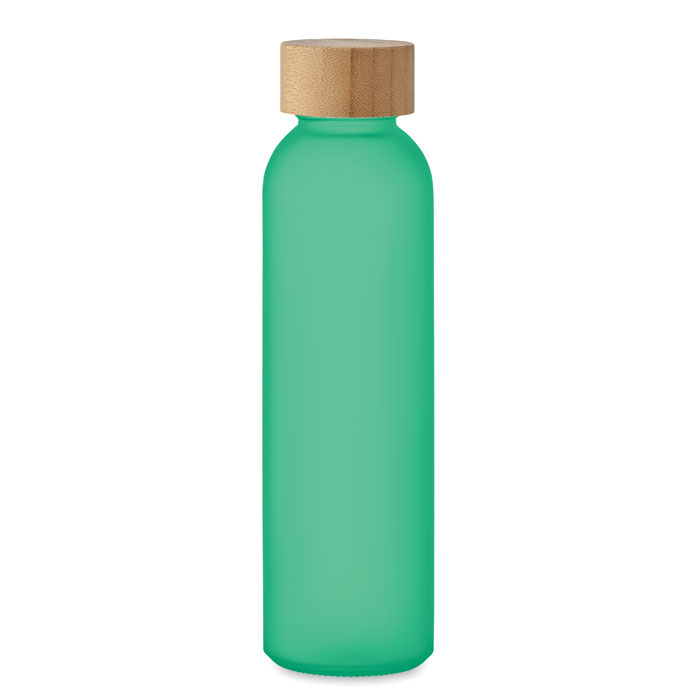 Abe matt üveg palack 500 ml - Áttetsző zöld<br><small>MI-MO2105-24</small>
