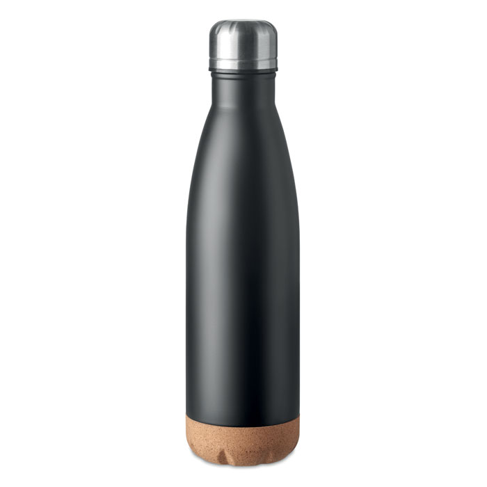 Aspen cork duplafalú palack 500 ml - fekete<br><small>MI-MO6313-03</small>