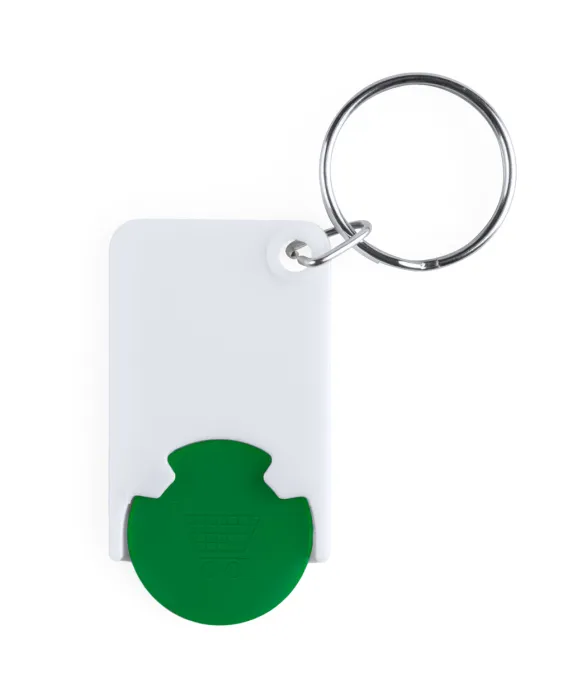 Zabax kulcstartós bevásárlókocsi érme - zöld<br><small>AN-AP741590-07</small>