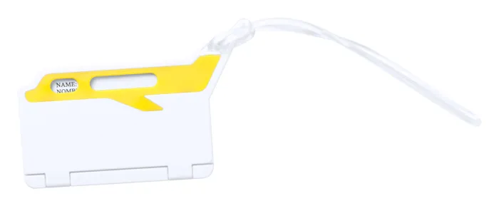 Mufix bőröndcímke - fehér, sárga<br><small>AN-AP781222-02</small>