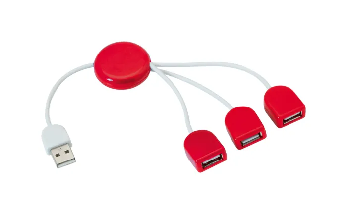 POD USB elosztó - piros, fehér<br><small>AN-AP791402-05</small>