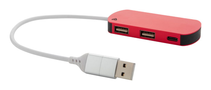 Raluhub USB hub - piros<br><small>AN-AP864022-05</small>