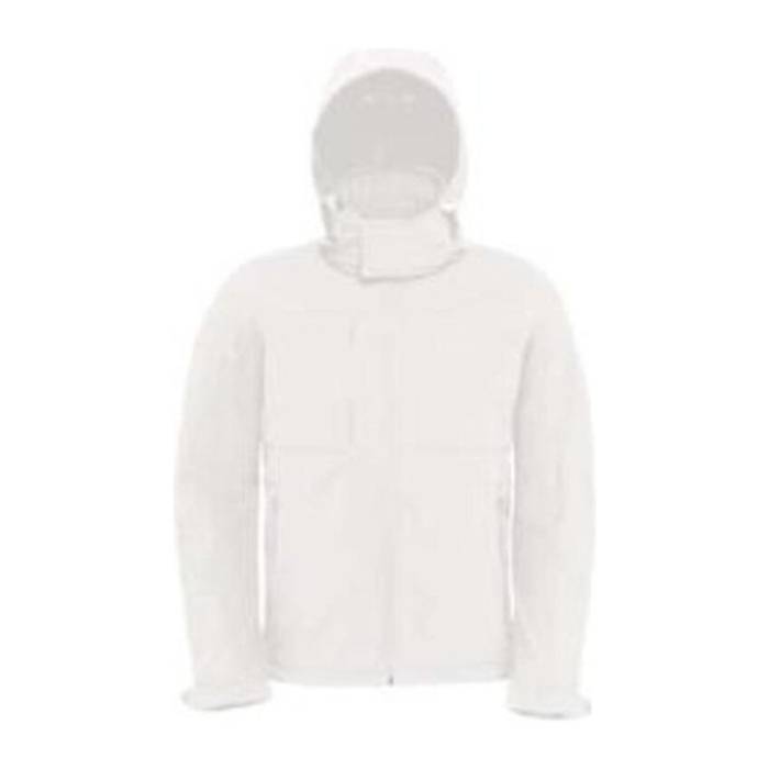 HOODED SOFTSHELL MEN - White<br><small>EA-BS600108</small>