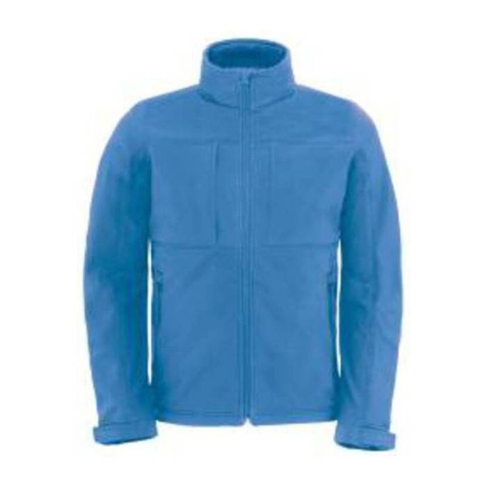 HOODED SOFTSHELL MEN - Azure<br><small>EA-BS602107</small>