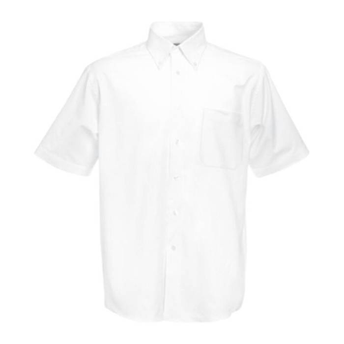 SHORT SLEEVE OXFORD SHIRT - White<br><small>EA-F120106</small>