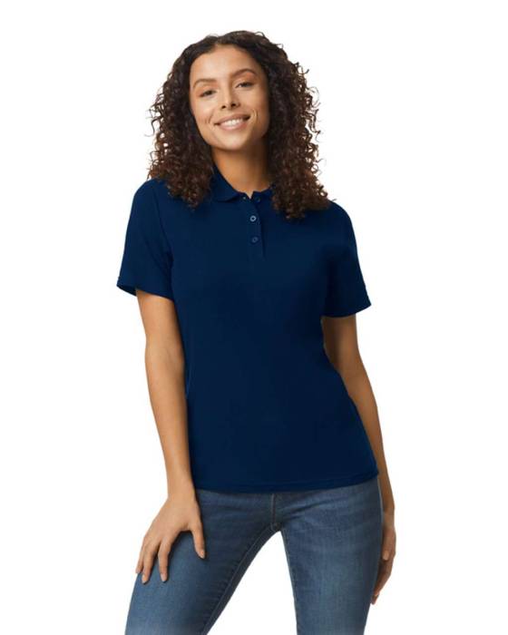 Softstyle® Ladies` Double Piqué Polo - Navy<br><small>EA-GIL64800-B3NV-XL</small>