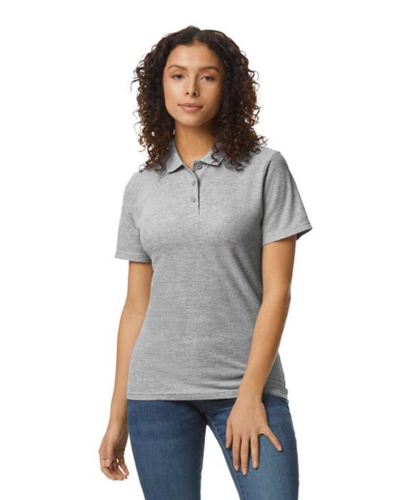 Softstyle® Ladies` Double Piqué Polo - Rs Sport Grey<br><small>EA-GIL64800-B3SP-XL</small>
