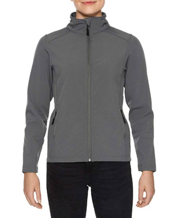 HAMMER LADIES SOFTSHELL JACKET - Charcoal<br><small>EA-GILSS800CH-L</small>