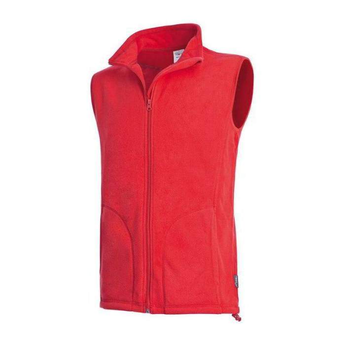 FLEECE VEST - Scarlet Red<br><small>EA-HS200510</small>