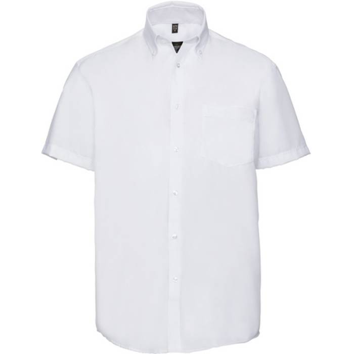 Russell Non-iron Men Shirt short-sleeve - White<br><small>EA-JZ957M.01.4</small>