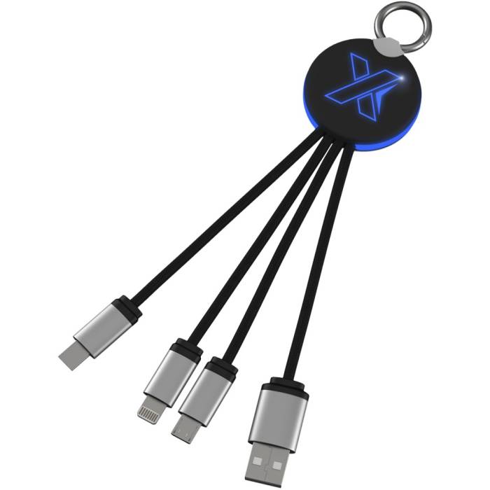 SCX.design C16 ring világító vezeték, kék/fekete