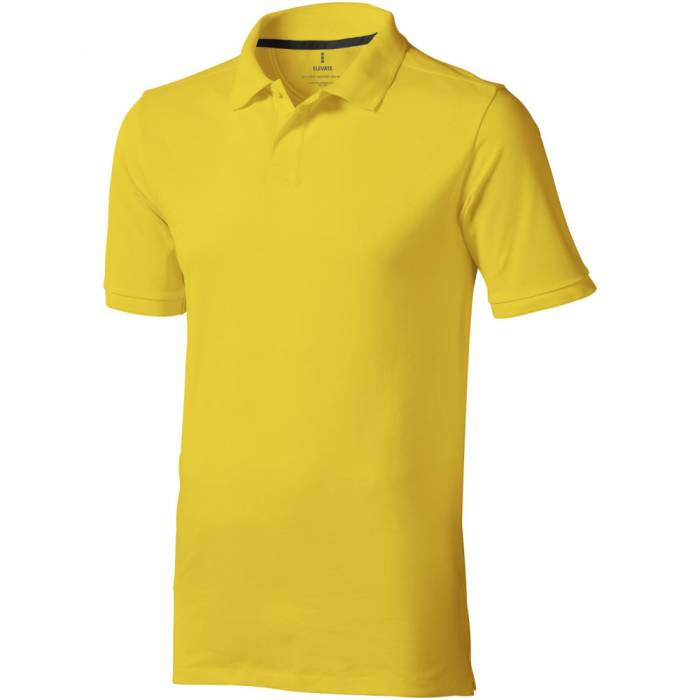Elevate Calgary férfi galléros póló, sárga, XL