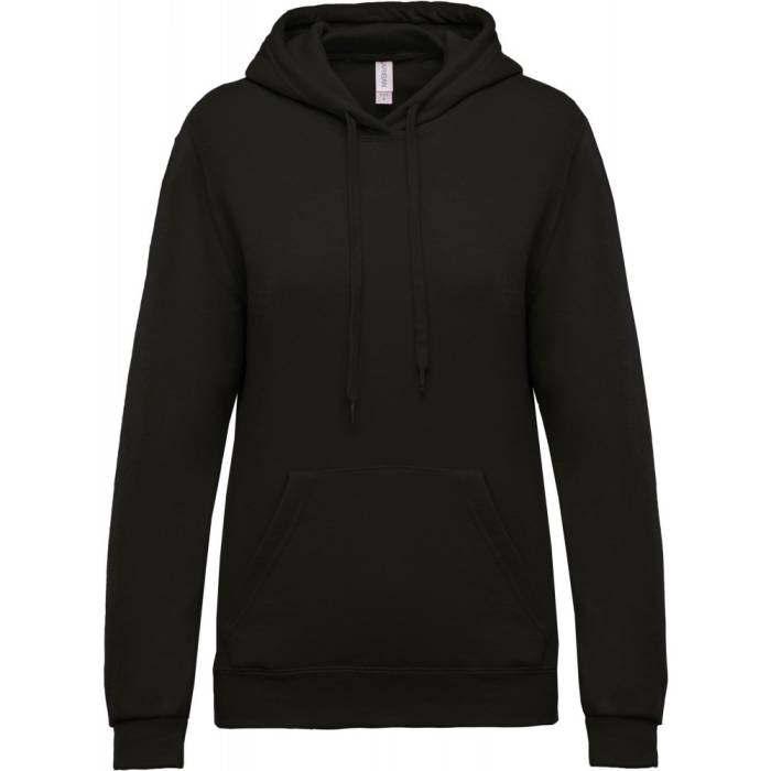 Kariban női kapucnis pulóver, Dark Grey, XS
