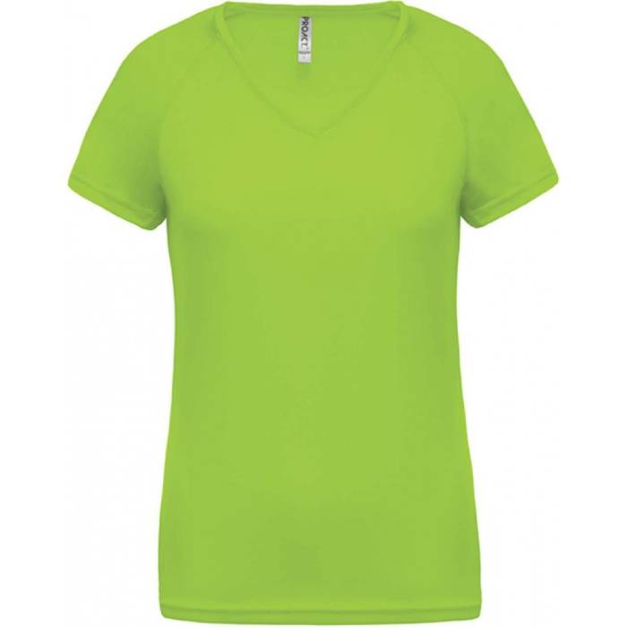 ProAct Női V-nyakú sportpóló, Lime, XL - Lime<br><small>GO-PA477LI-4</small>