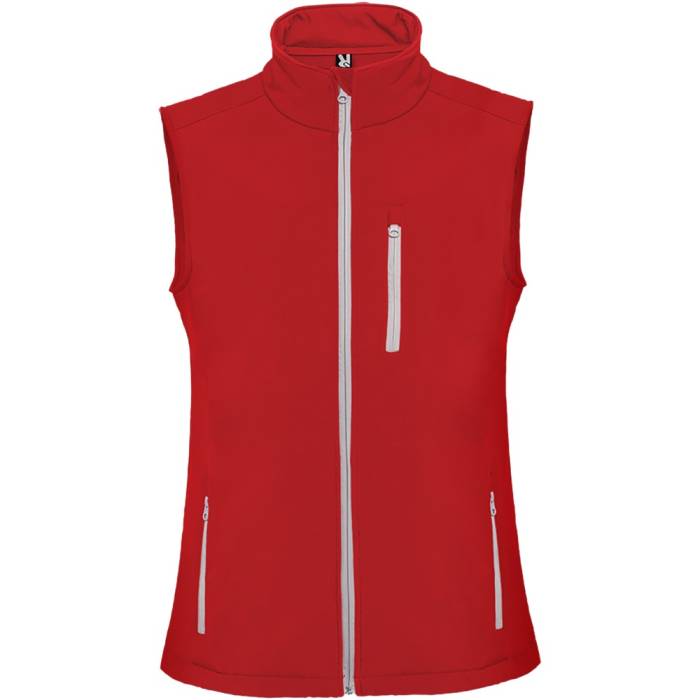 Roly Nevada uniszex softshell mellény, Red, M - Red<br><small>GO-R11994I2</small>