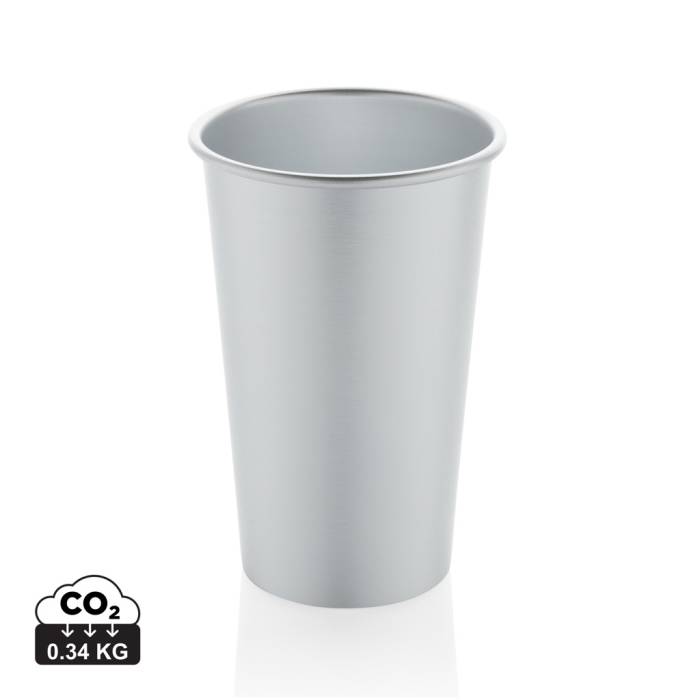 Alo RCS újrahasznosított alumínium könnyű pohár, 450 ml...