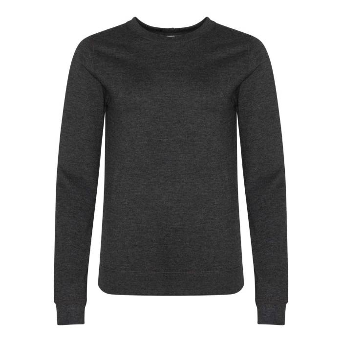 GIRLIE HEATHER SWEAT - Black Heather, #2E2A29<br><small>UT-awjh045blh-s</small>