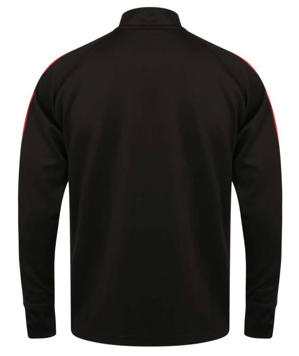 ADULT`S KNITTED TRACKSUIT TOP - Black/Red, #000000/#DB0C2D<br><small>UT-fhlv871bl/re-l</small>