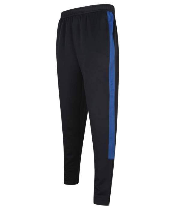 ADULT`S KNITTED TRACKSUIT PANTS - Navy/Royal, #2F3146/#00589B<br><small>UT-fhlv881nv/ro-s</small>