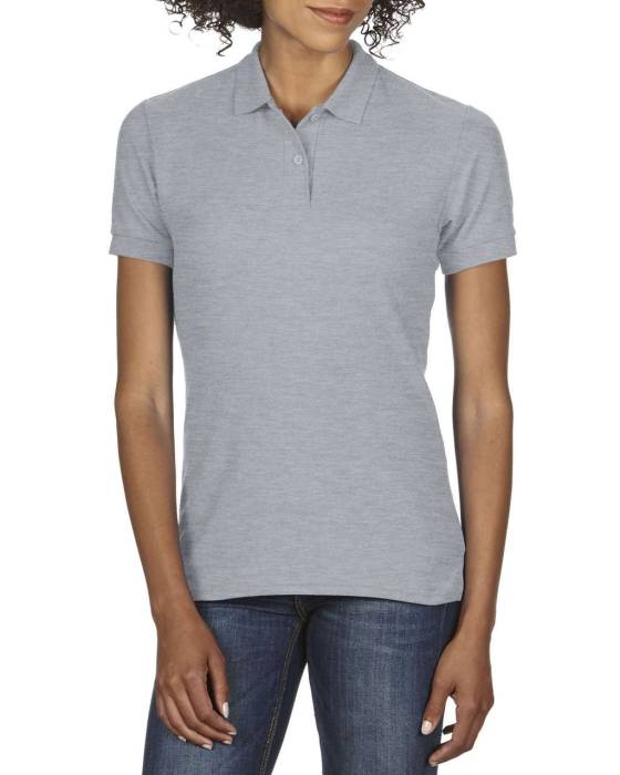 DRYBLEND® LADIES` DOUBLE PIQUÉ POLO - RS Sport Grey, #97999B<br><small>UT-giL75800sp-s</small>