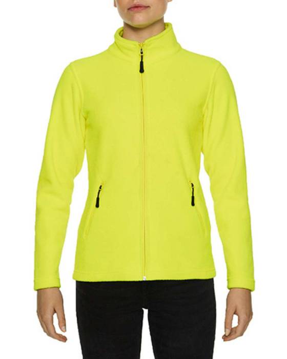HAMMER LADIES MICRO-FLEECE JACKET - Safety Green, #C6D219<br><small>UT-gilpf800sfg-m</small>