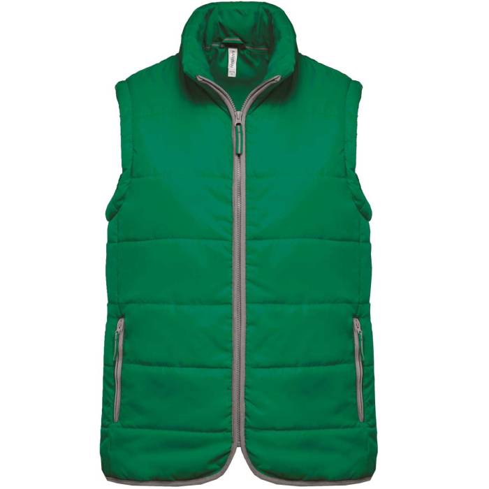 QUILTED BODYWARMER - Kelly Green, #006F44<br><small>UT-ka6116kl-s</small>