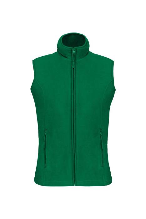 MELODIE - LADIES` MICROFLEECE GILET - Kelly Green, #006F44<br><small>UT-ka906kl-s</small>