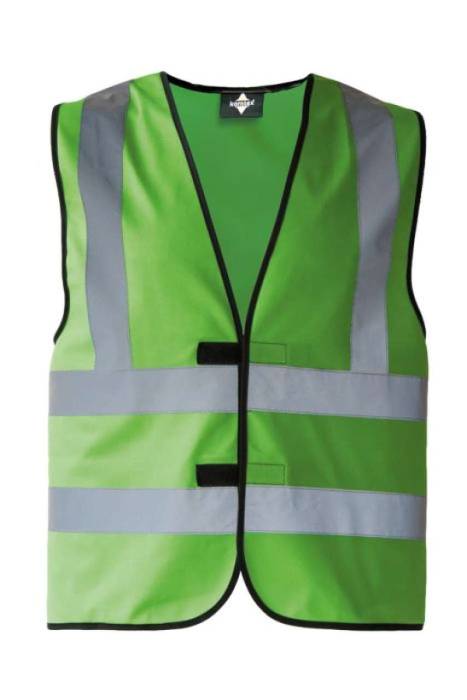 SAFETY / FUNCTIONAL VEST `HANNOVER` - FOUR REFLECTIVE STRI - Green, #5CB860...<br><small>UT-kxvrgrn-2xl</small>
