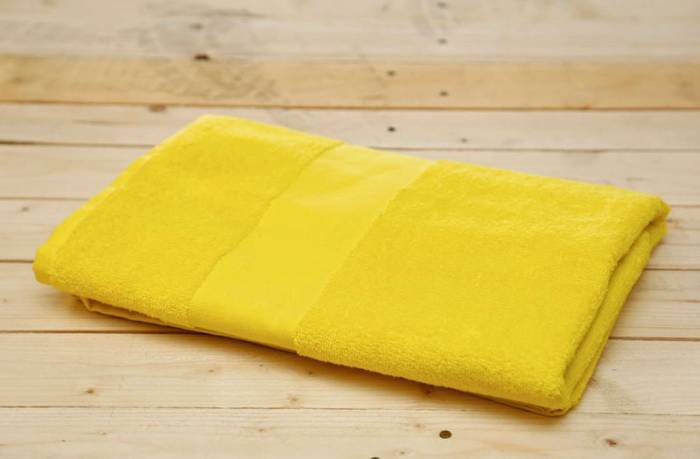OLIMA BASIC TOWEL - Yellow, #FFD100<br><small>UT-ol360ye-30x50</small>