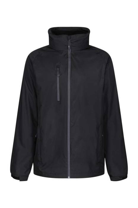 HONESTLY MADE RECYCLED 3-IN-1 JACKET WITH SOFTSHELL INNER - Black/Black, #000000/#000000<br><small>UT-retra154bl/bl-3xl</small>
