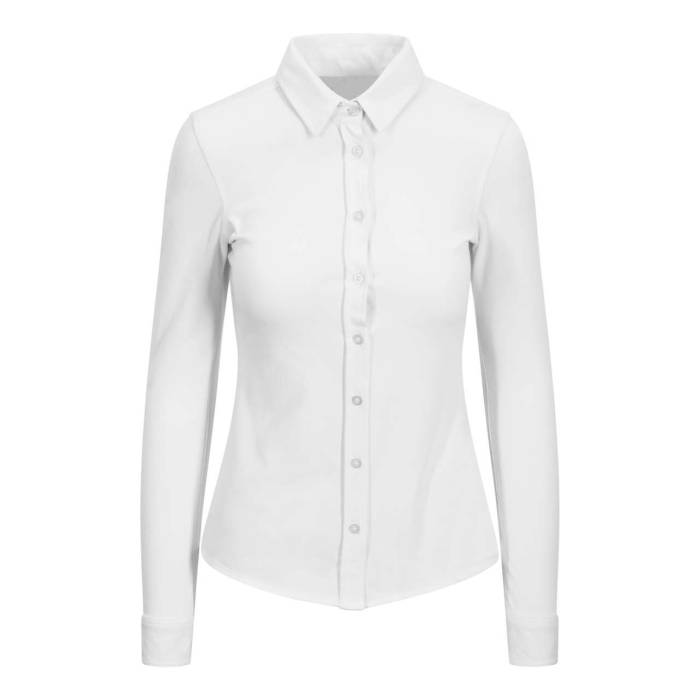 ANNA KNITTED SHIRT - White, #FFFFFF<br><small>UT-sd047wh-s</small>