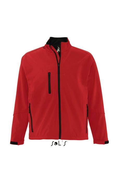 SOL`S RELAX - MEN`S SOFTSHELL ZIPPED JACKET - Pepper Red, #AB002D<br><small>UT-so46600pre-4xl</small>