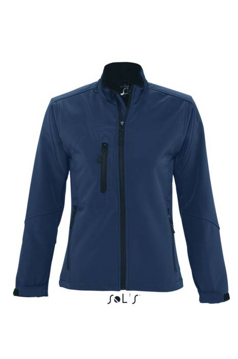 SOL`S ROXY - WOMEN`S SOFTSHELL ZIPPED JACKET - Abyss Blue, #14304B<br><small>UT-so46800aby-l</small>