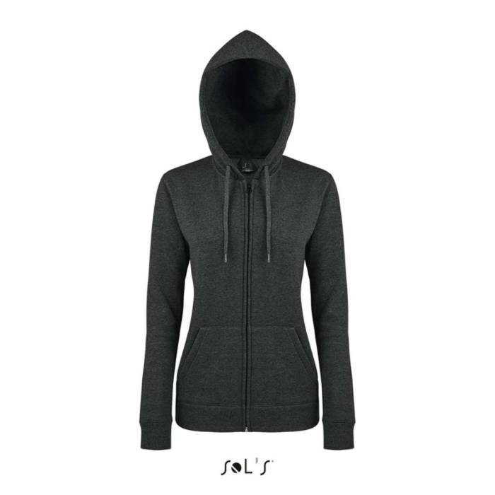 SOL`S SEVEN WOMEN - JACKET WITH LINED HOOD - Charcoal Melange, #3C4552<br><small>UT-so47900chme-xl</small>
