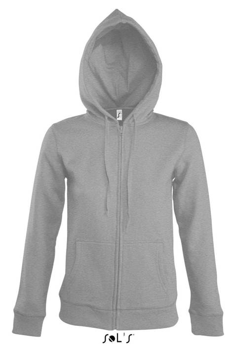 SOL`S SEVEN WOMEN - JACKET WITH LINED HOOD - Grey Melange, #AEADB3<br><small>UT-so47900gm-l</small>
