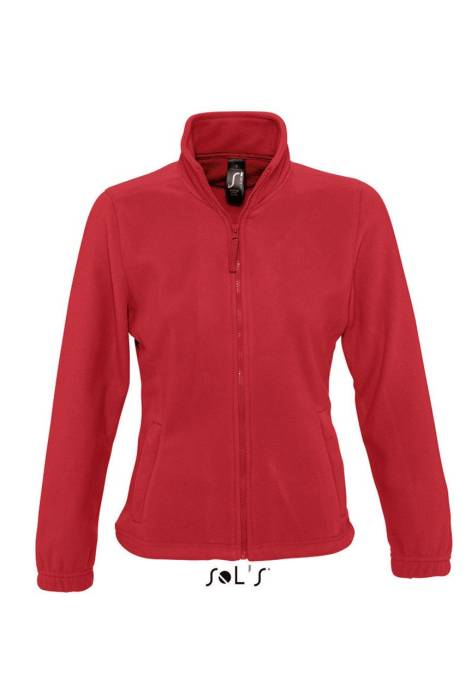 SOL`S NORTH WOMEN - ZIPPED FLEECE JACKET - Red, #BB0020<br><small>UT-so54500re-l</small>