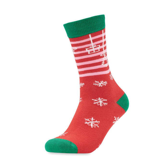 Joyful l karácsonyi zokni l - piros<br><small>MI-CX1504-05</small>