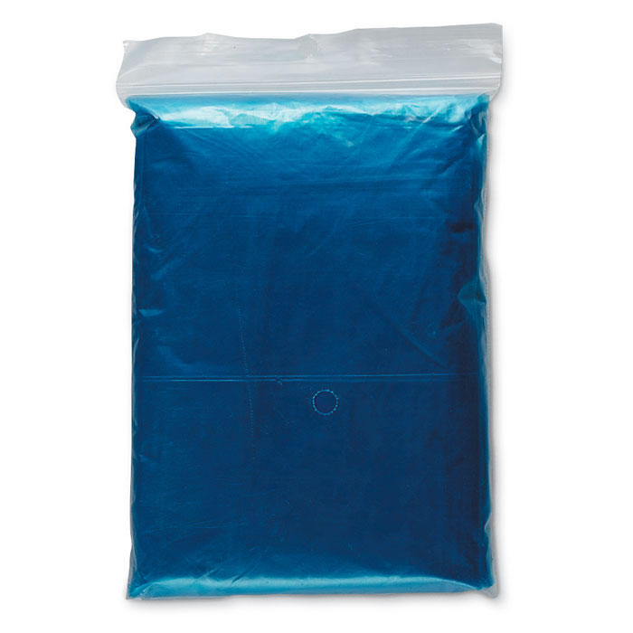 Sprinkle műanyag kapucnis esőponcsó - kék<br><small>MI-IT0972-04</small>