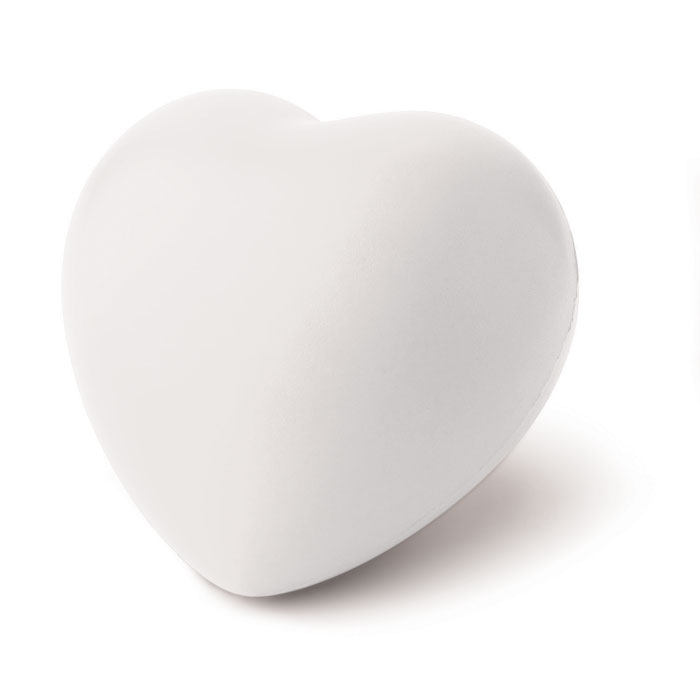 Lovy szív alakú stresszoldó játék - fehér<br><small>MI-IT3459-06</small>
