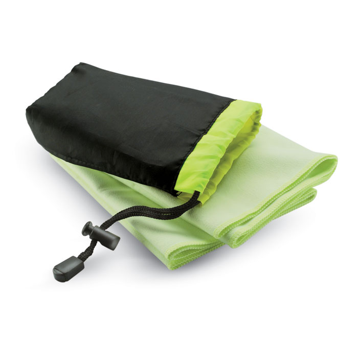 Drye sporttörölköző nylon tokban - zöld<br><small>MI-KC6333-09</small>