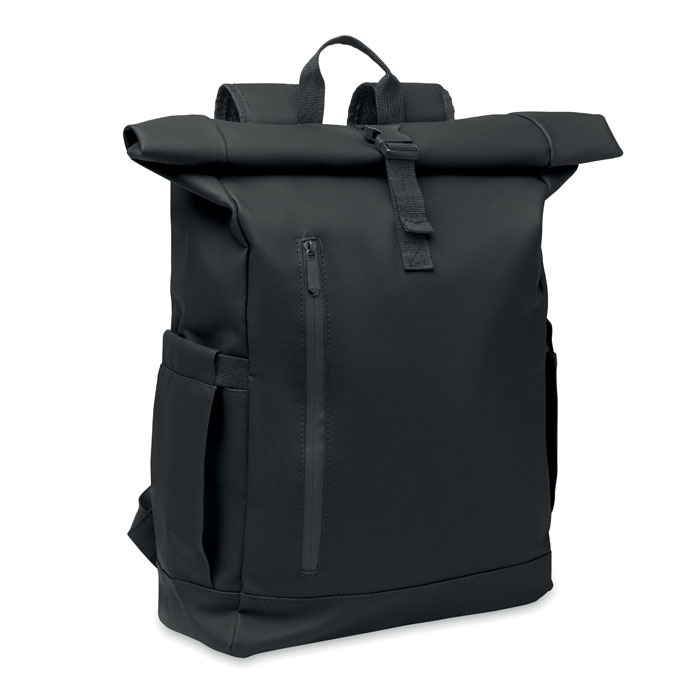 Bangkok roll rolltop laptop hátizsák 600d - fekete<br><small>MI-MO2643-03</small>