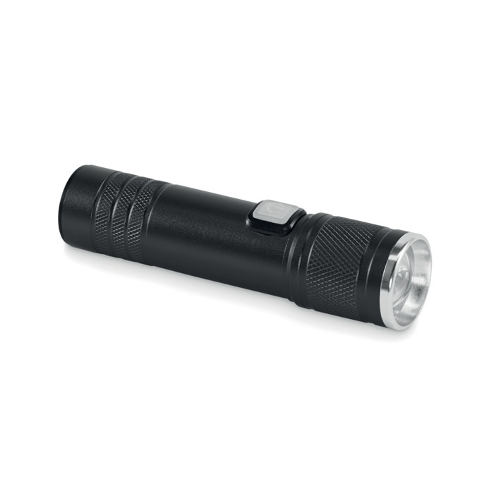 Flashra Újratölthető cob zseblámpa - fekete<br><small>MI-MO2724-03</small>