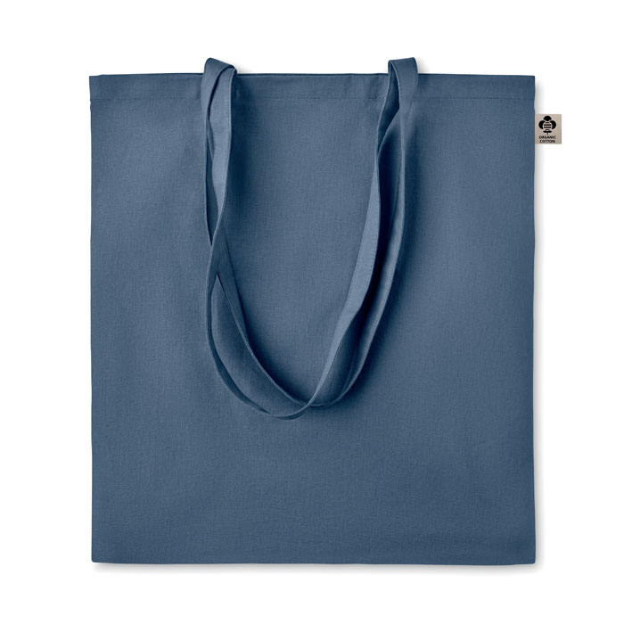 Zimde colour organikus pamut bevásárlótáska - kék<br><small>MI-MO6189-04</small>