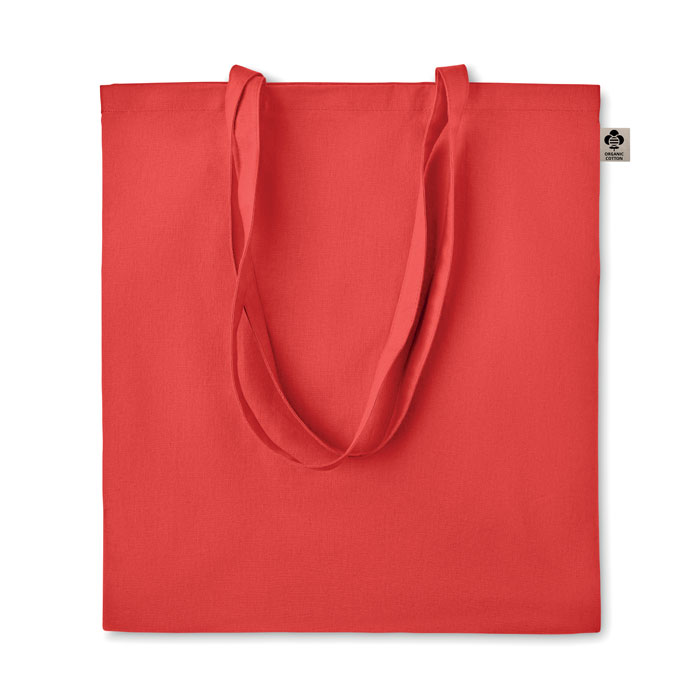 Zimde colour organikus pamut bevásárlótáska - piros<br><small>MI-MO6189-05</small>