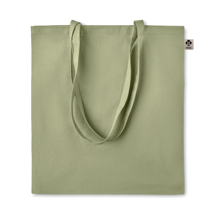 Zimde colour organikus pamut bevásárlótáska - zöld<br><small>MI-MO6189-09</small>