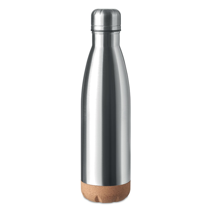 Aspen cork duplafalú palack 500 ml - Matt ezüst<br><small>MI-MO6313-16</small>
