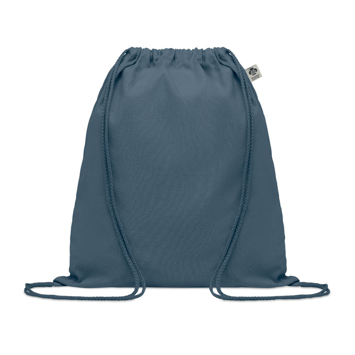 Yuki colour biopamut húzózsinóros táska - kék<br><small>MI-MO6355-04</small>