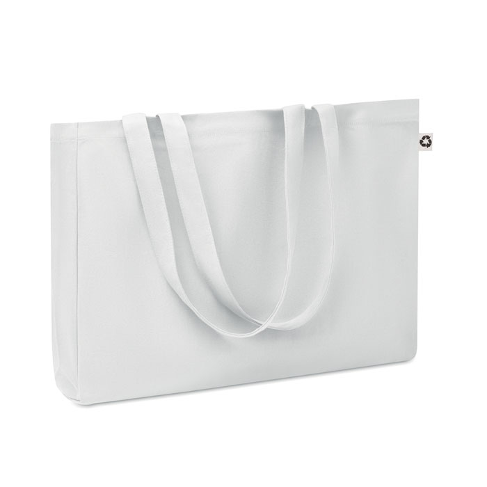 Respect coloured Újrahasznosított vászon táska - fehér<br><small>MI-MO6380-06</small>