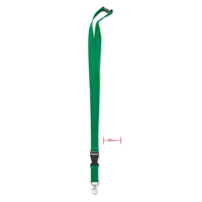 Lannycot 20 mm nyakpánt fém klipsszel - zöld<br><small>MI-MO6708-09</small>