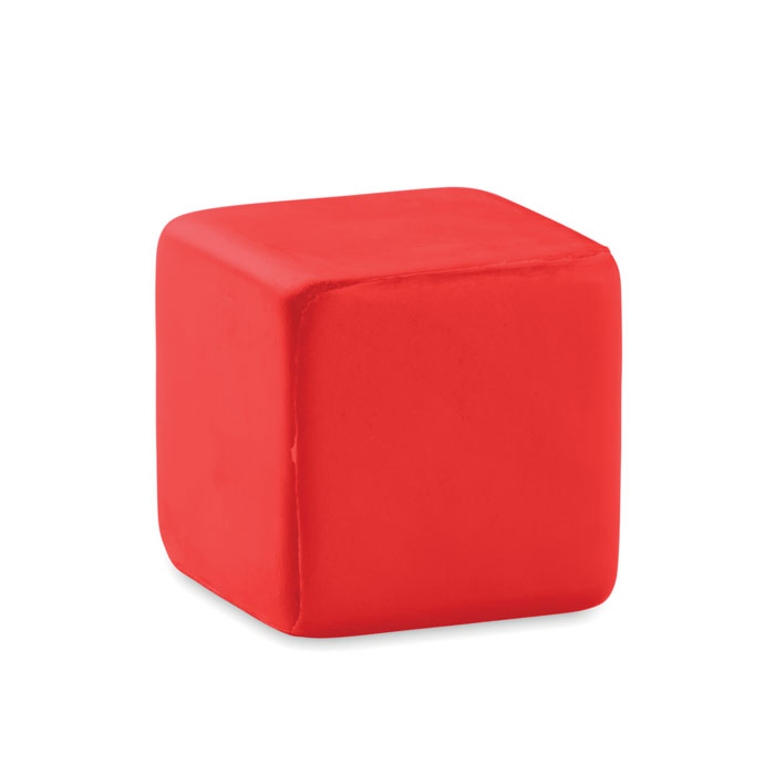 Squarax kocka alakú stresszoldó játék - piros<br><small>MI-MO7659-05</small>